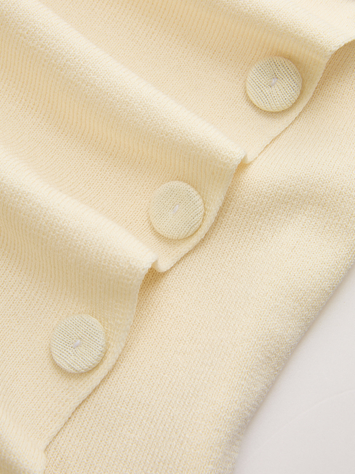 Ruched Button Detail Knit Tank Top