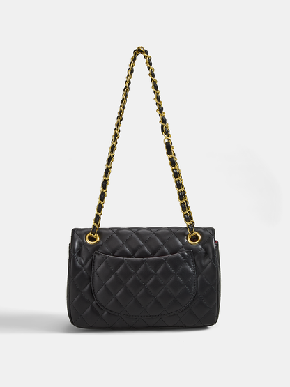 Quilted Chain Crossbody Shoulder Bag