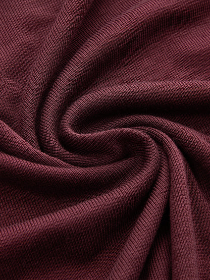 Mock Neck Ruched Half-Sleeve Top