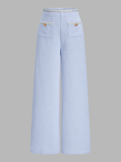 Textured Crop Cami Top & Pants Set