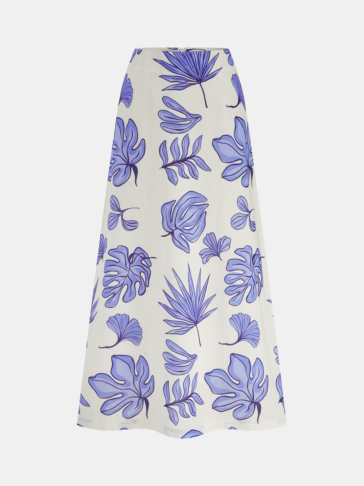 Strapless Printed Top & Maxi Skirt Set