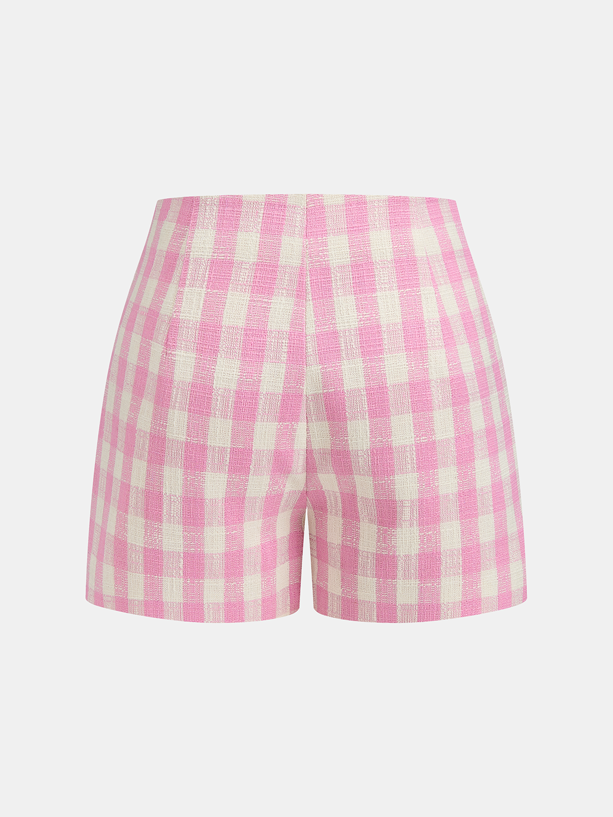 Gingham Sleeveless Vest & Shorts Set
