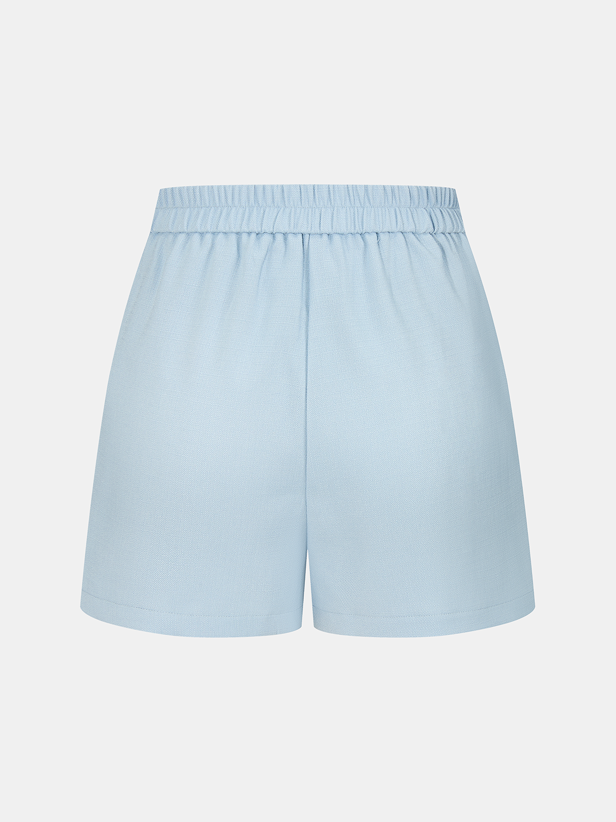 Casual Scalloped Trim Tank Top & Shorts Set