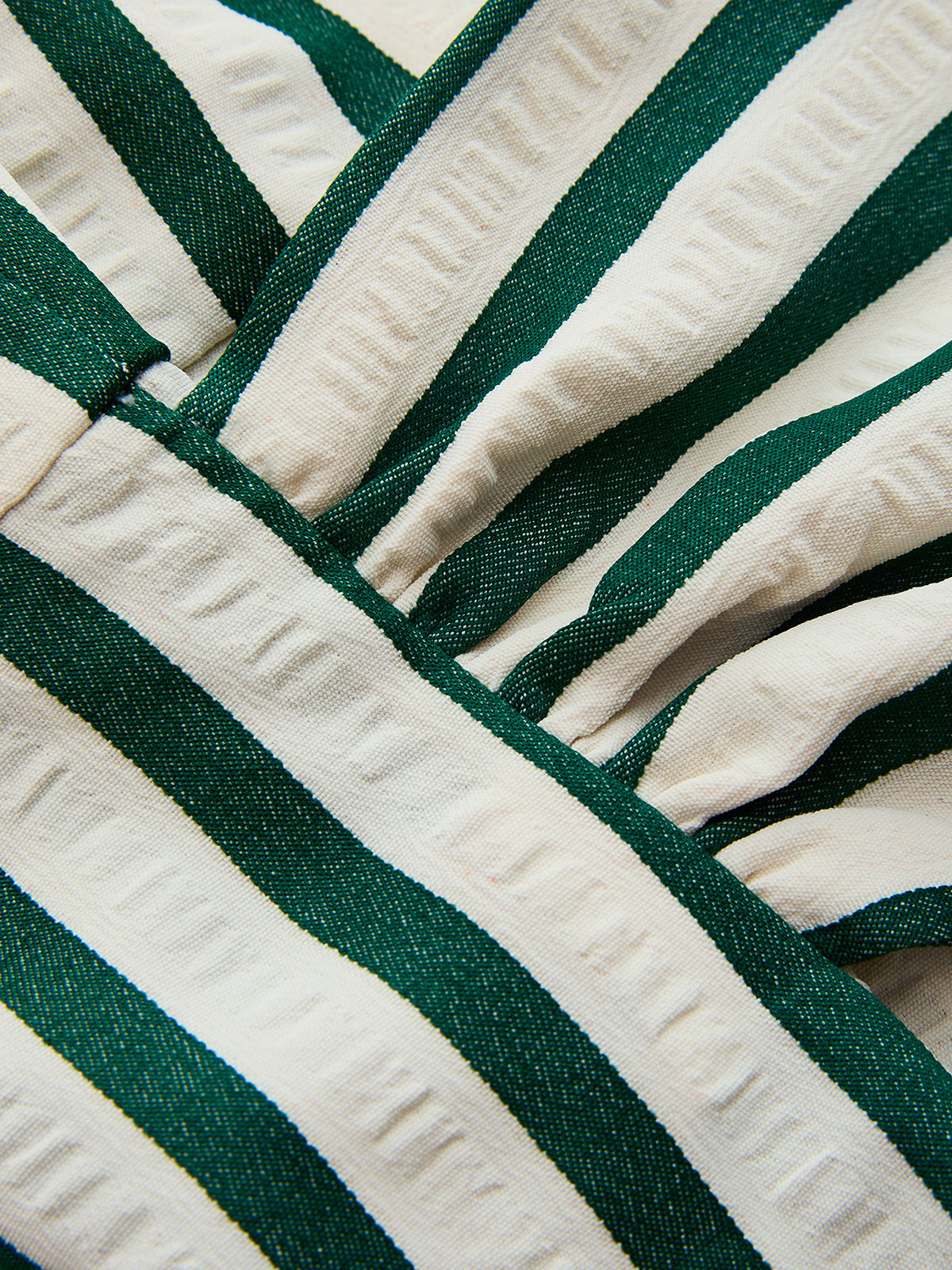 Collared Striped Tie Waist Sleeveless Blouse