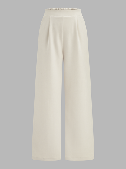Sleeveless Asymmetrical Vest & Pants Set