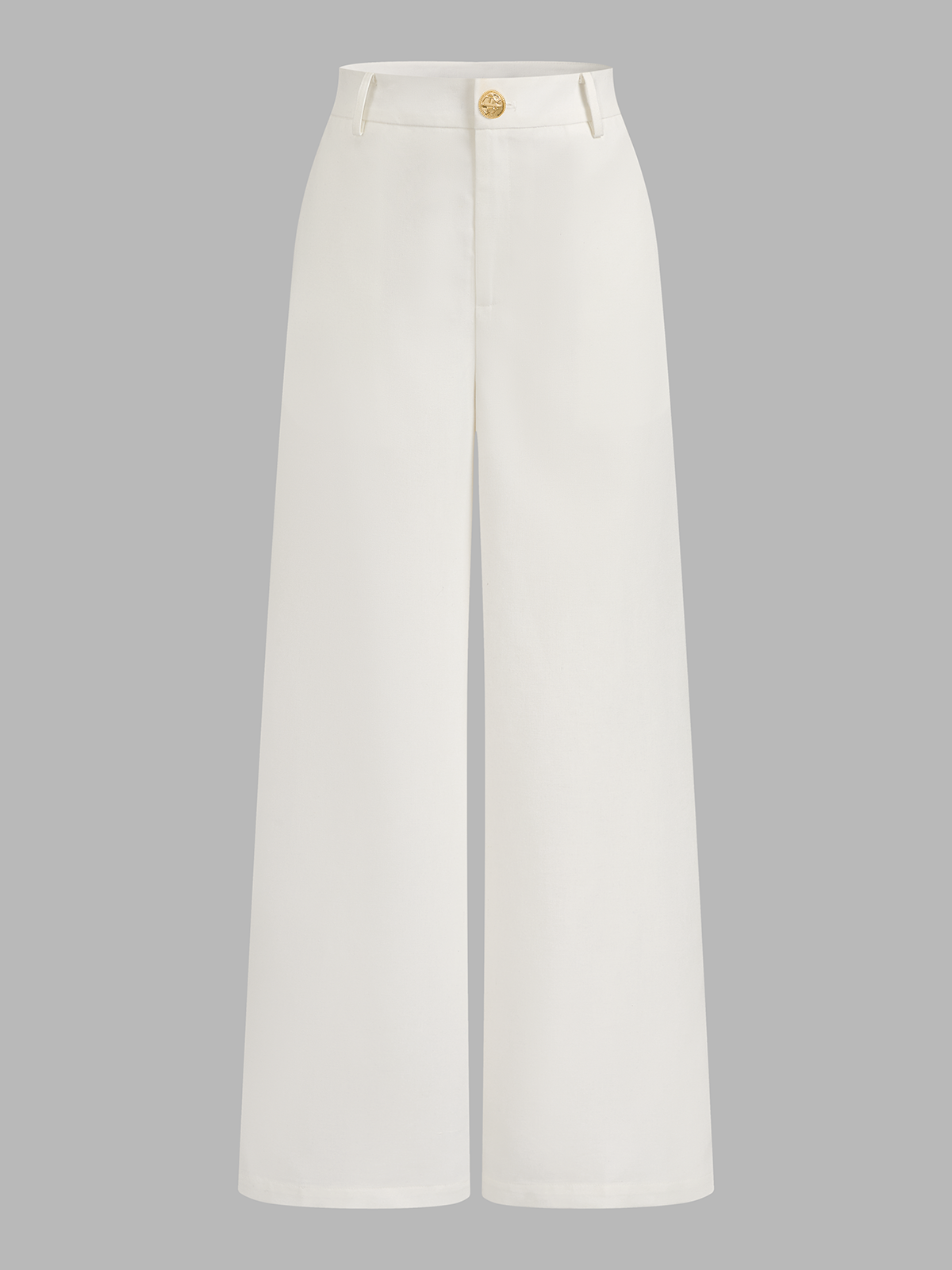 Embroidered Linen Blend Halter Top & Pants Set
