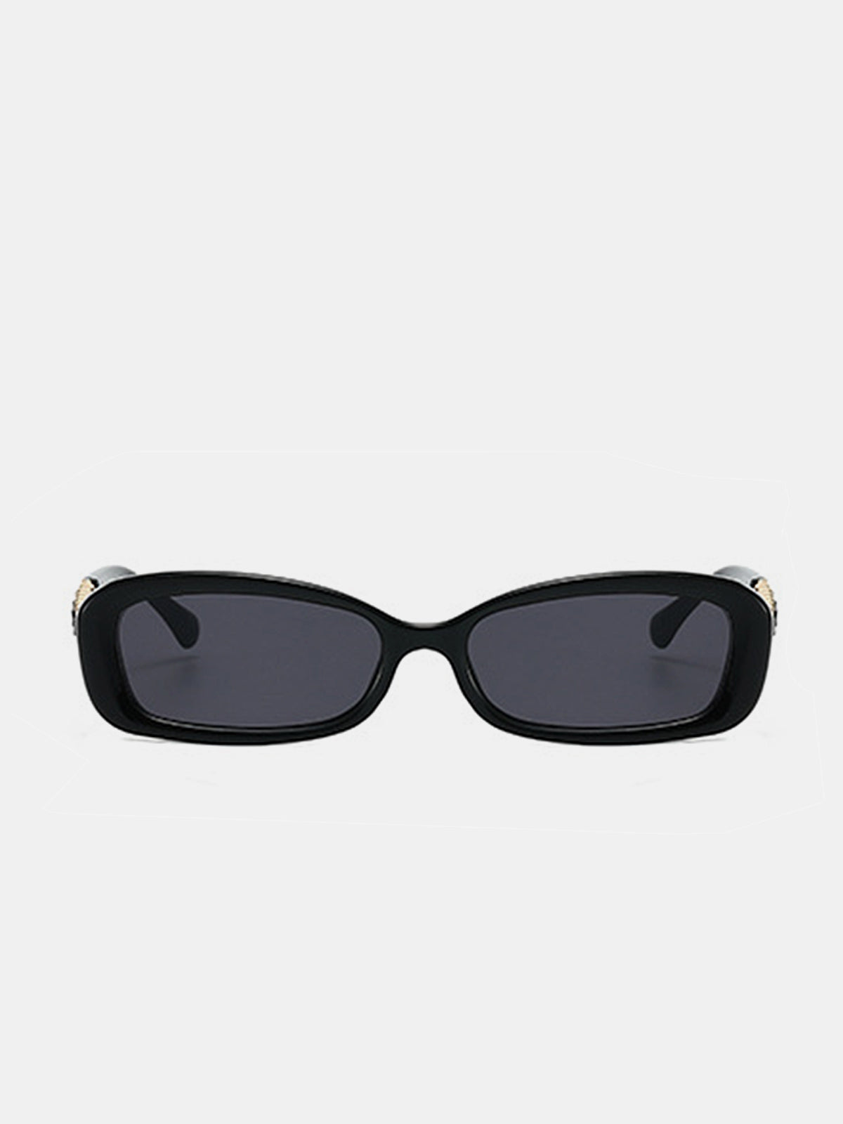 Chain Decor Rectangular Sunglasses