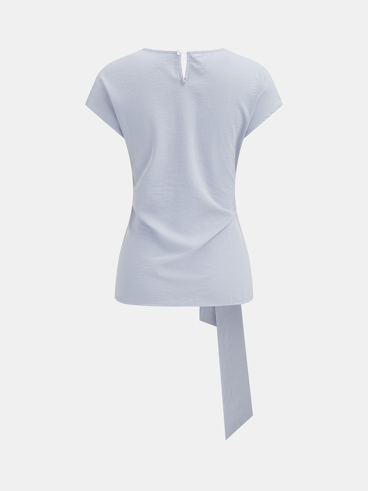 Tie-Waist Top & Wide-Leg Pants Set