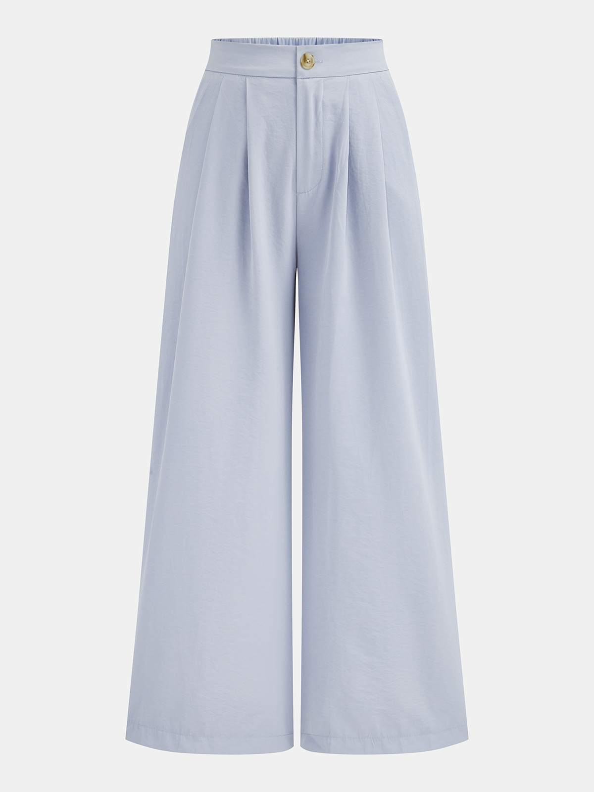 Tie-Waist Top & Wide-Leg Pants Set