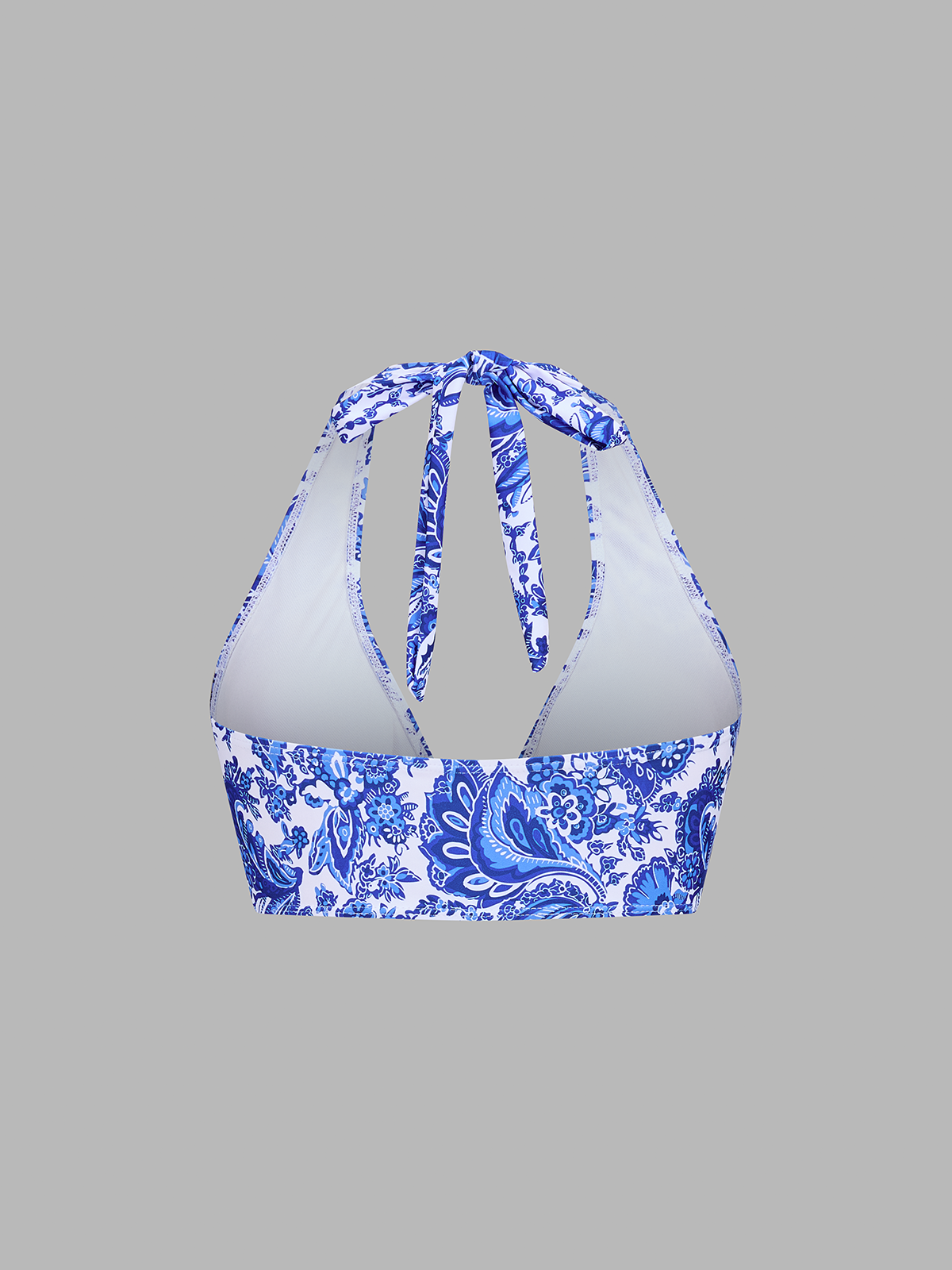 Paisley Halter High Waist Bikini Set