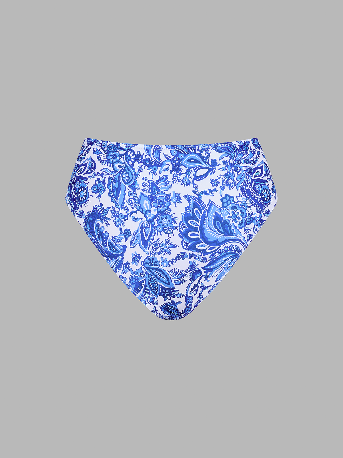Paisley Halter High Waist Bikini Set