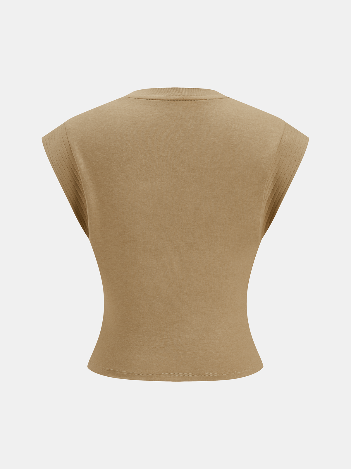 Twisted Cropped Sleeveless Tops