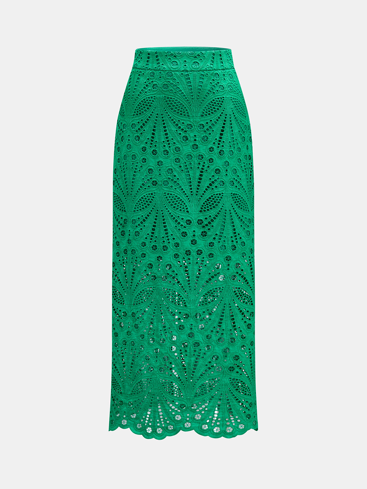 Hollow Lace Two Piece Skirt Set