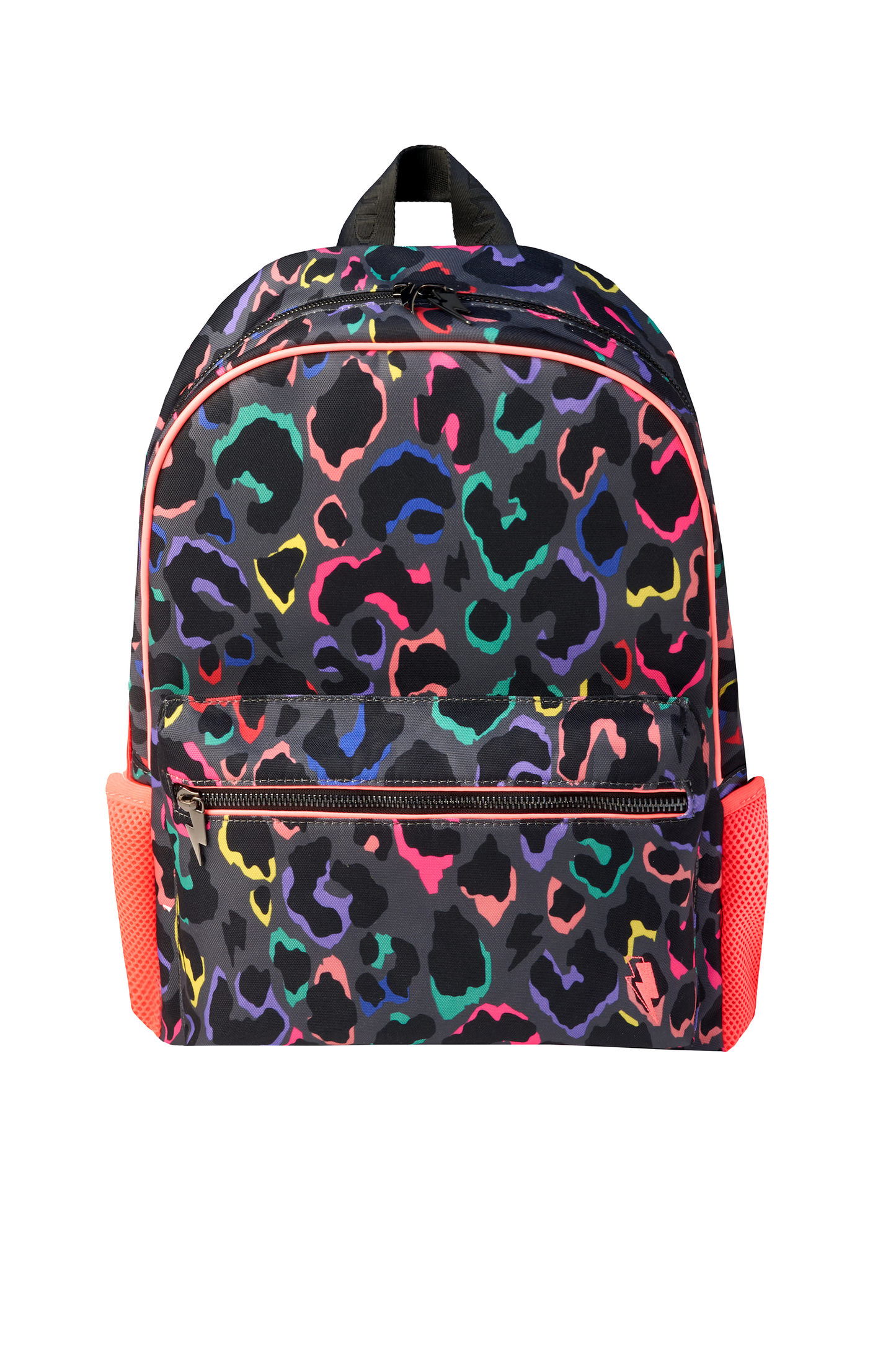 Grey with Rainbow Shadow Leopard Backpack