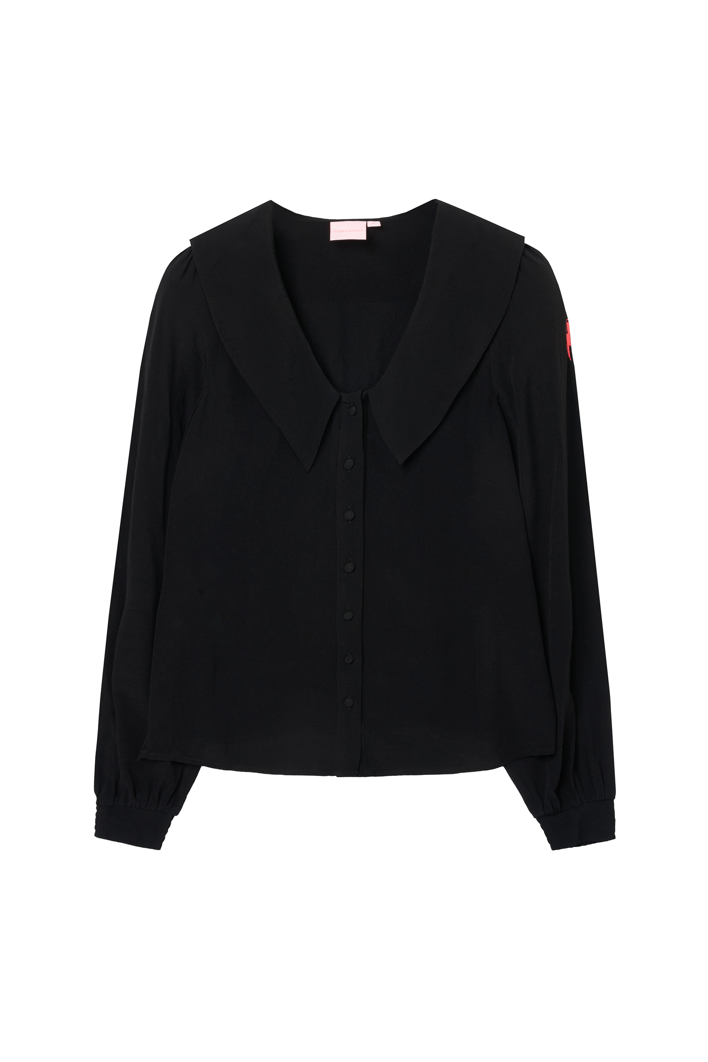 Black Collared Blouse