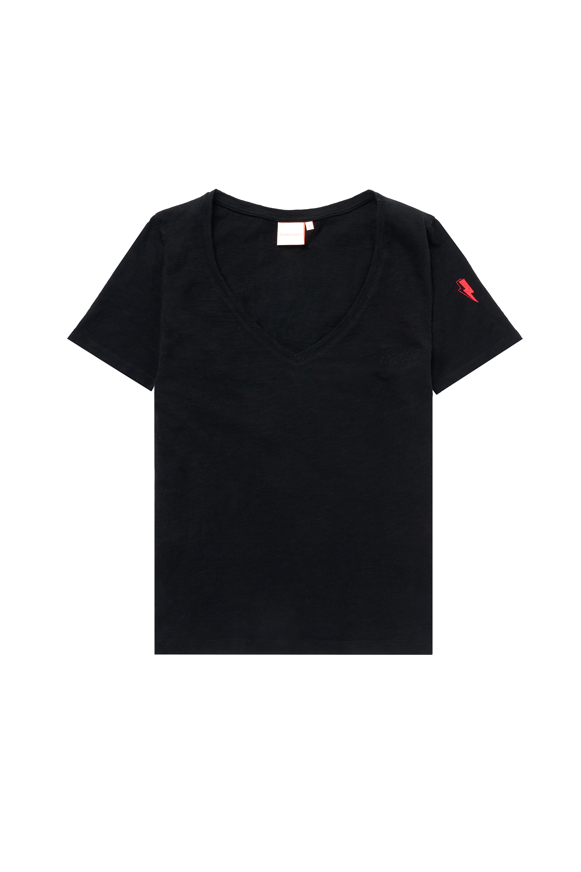 Black V-Neck T-Shirt