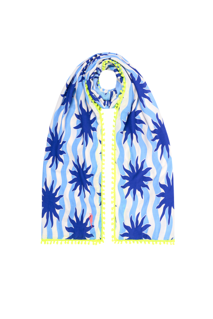 Blue Sunstar Charity Super Scarf