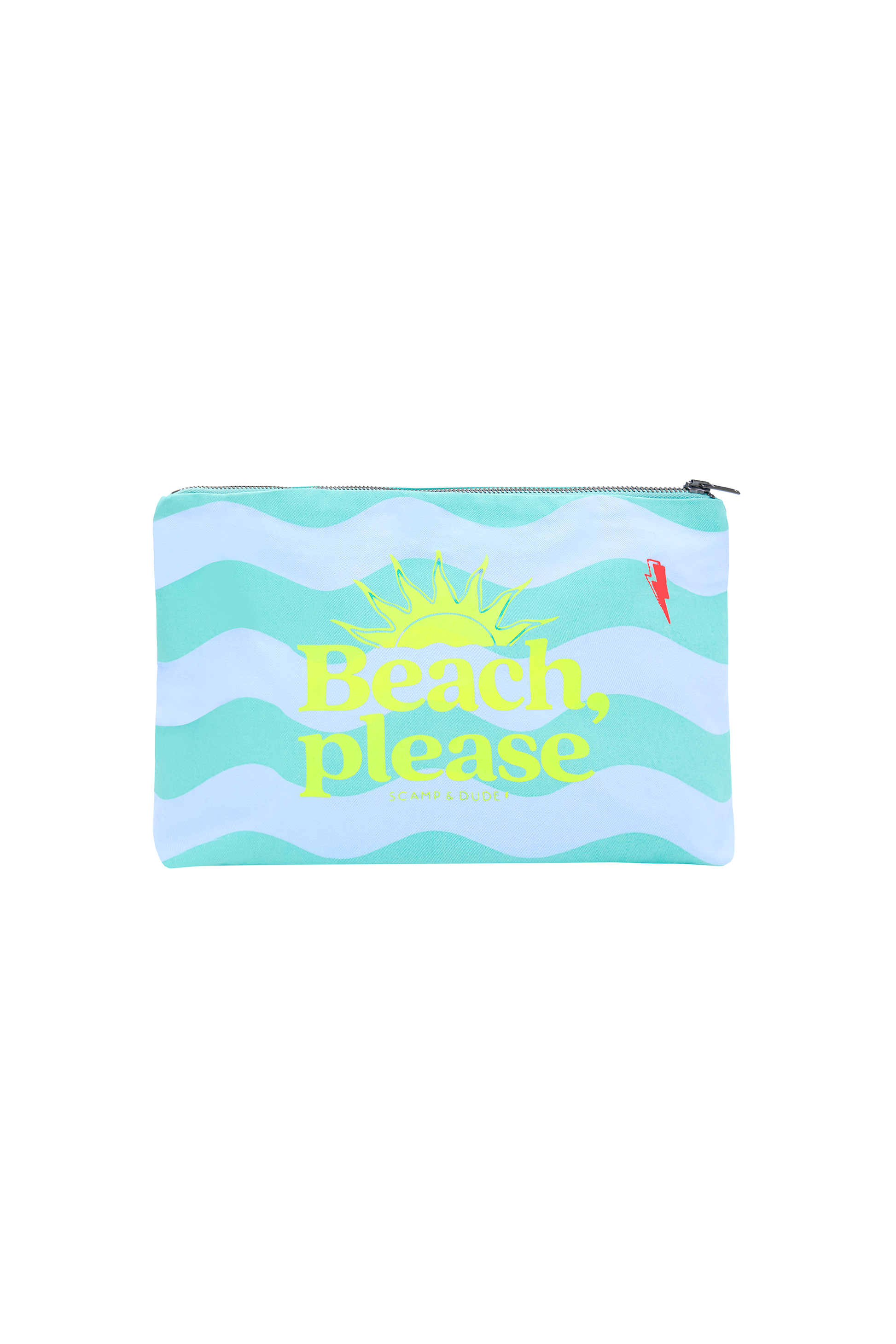 Blue with Green Beach Please Large Swag Bag