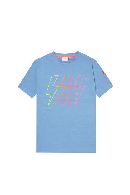 Blue Multi Neon Bolt Classic T-Shirt