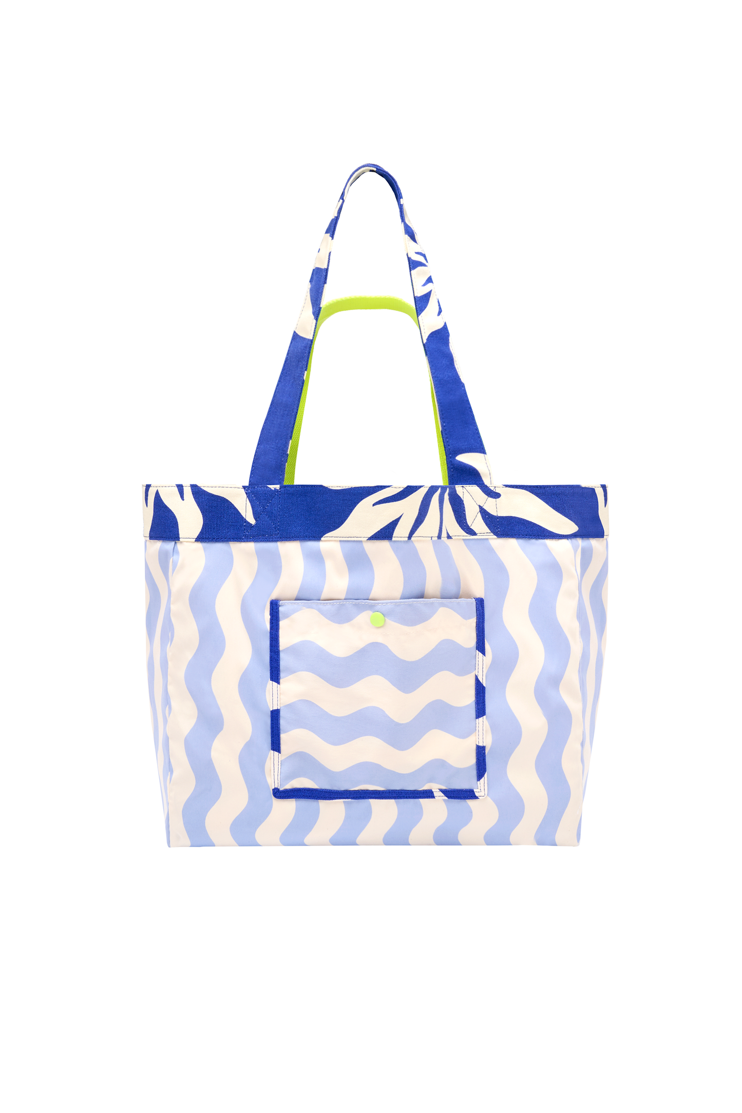 Blue Sunstar Reversible Canvas Bag