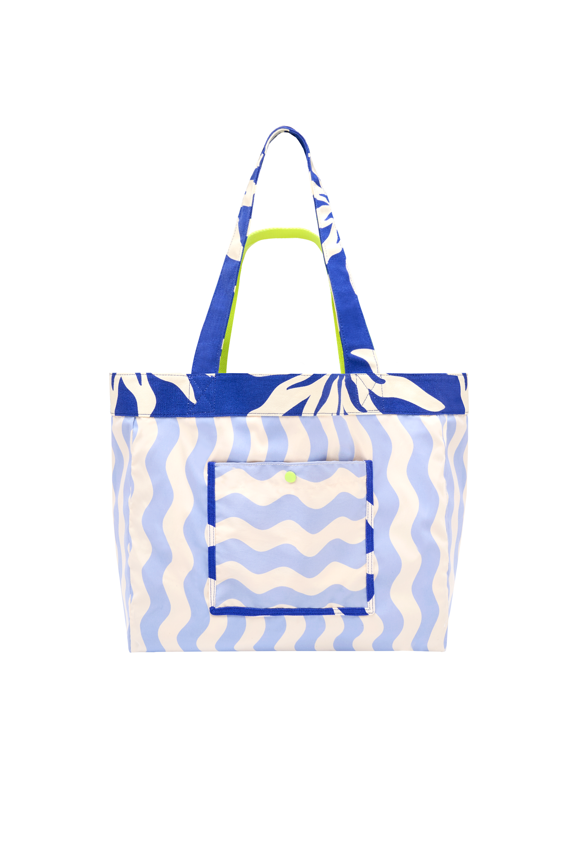 Blue Sunstar Reversible Canvas Bag