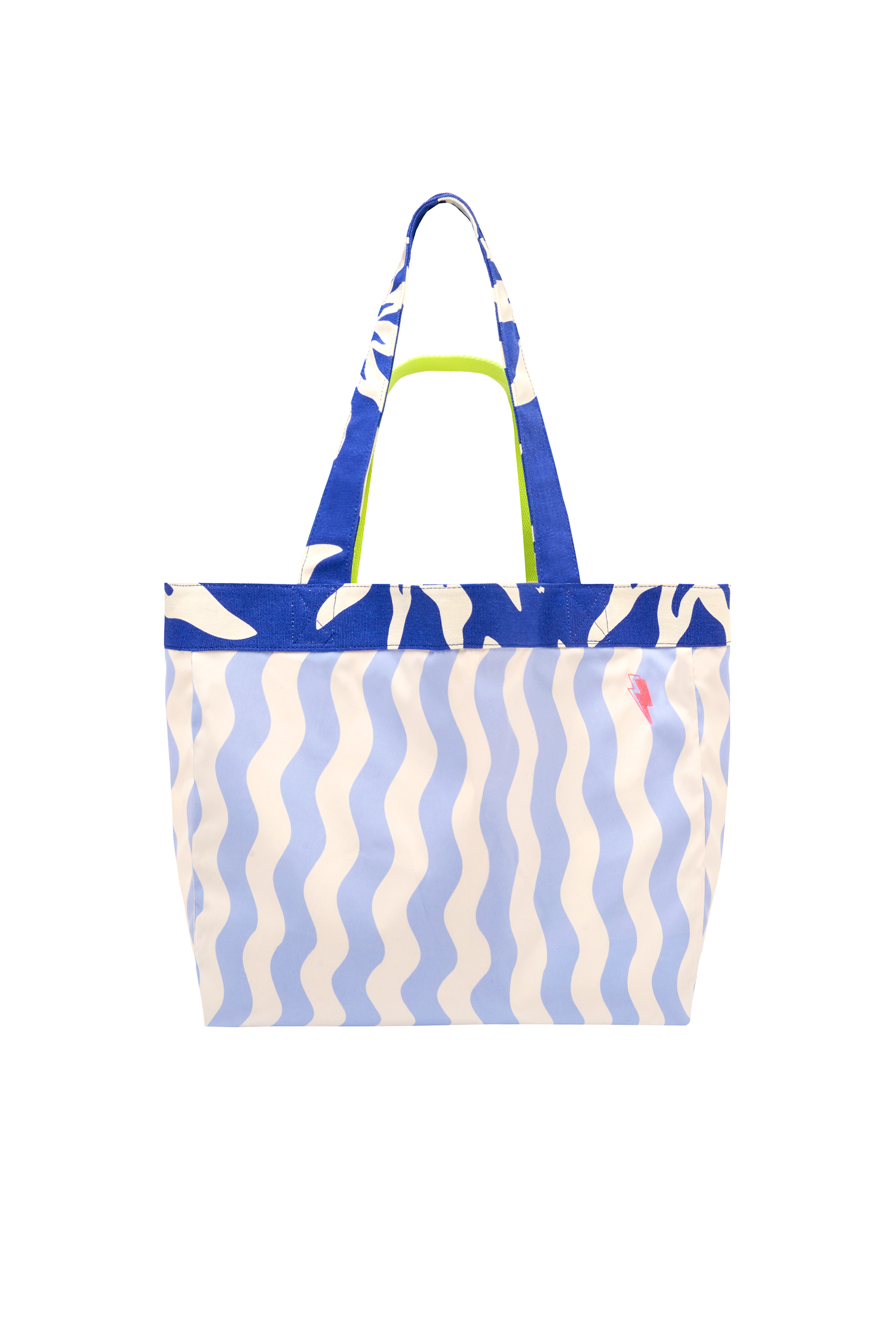 Blue Sunstar Reversible Canvas Bag