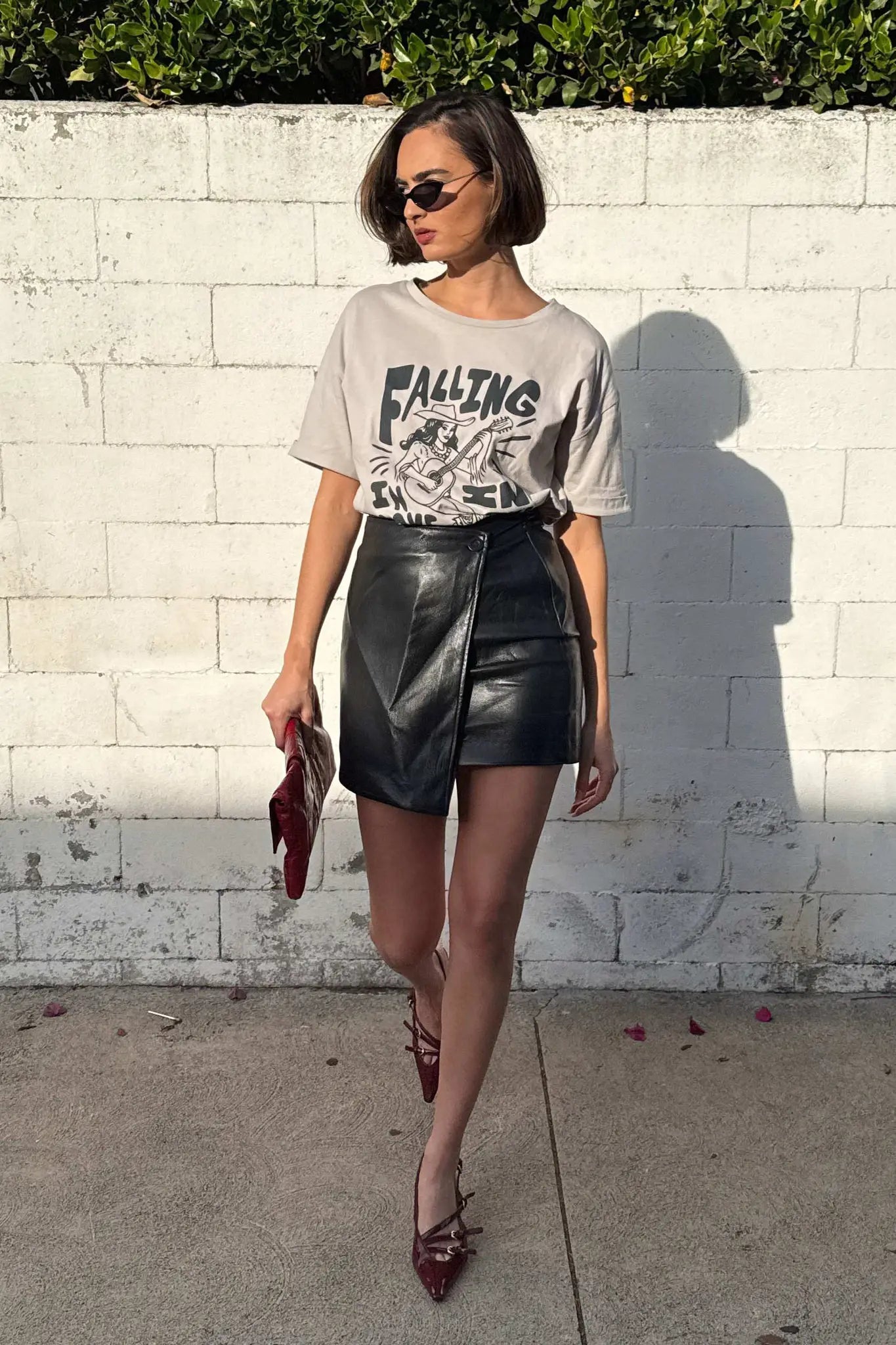 Cowgirl Summertime Love Oversize Graphic Tee