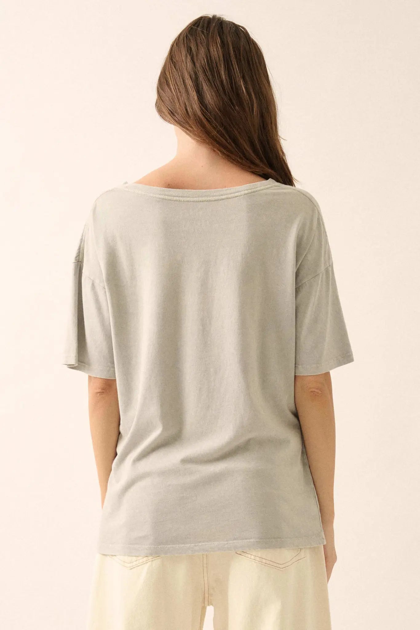 All We Need Is Love V-Neck Graphic Tee