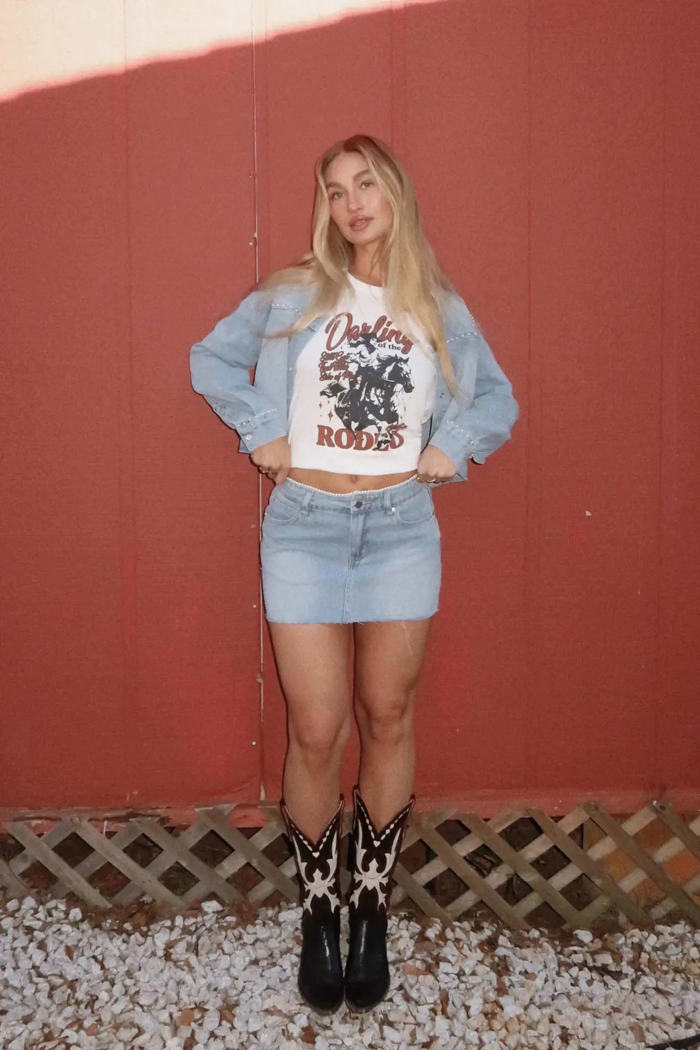 Darling of the Rodeo Sleeveless Graphic Tee