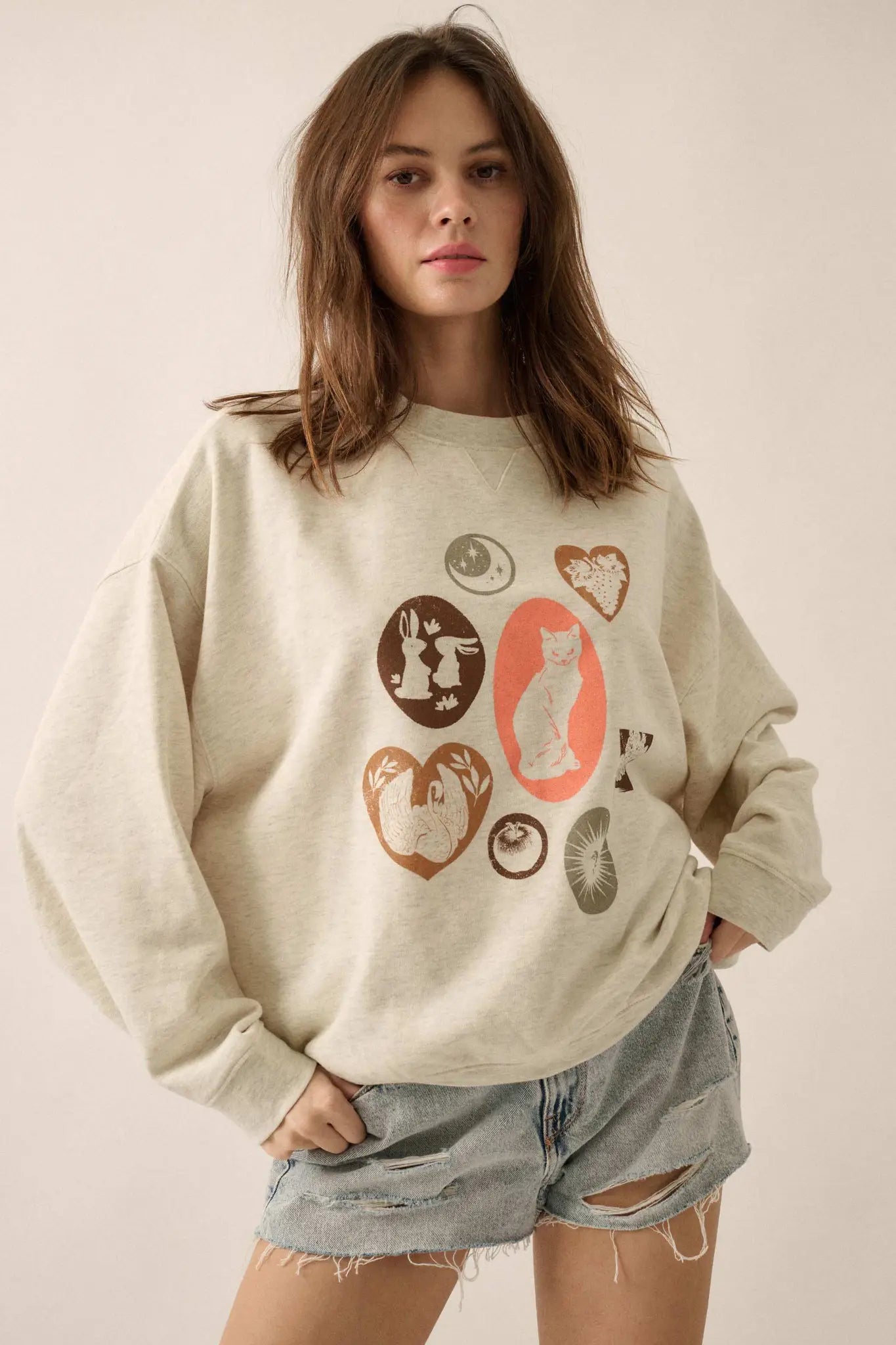 Favorite Things Vintage-Print Graphic Sweatshirt