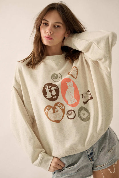 Favorite Things Vintage-Print Graphic Sweatshirt