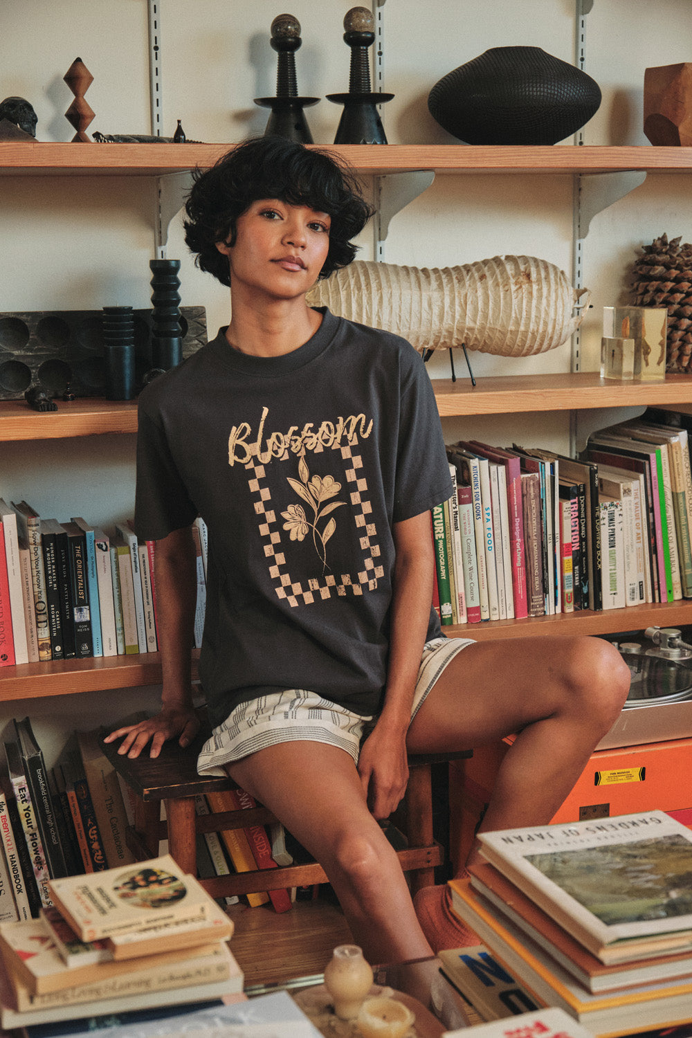 Blossom Vintage-Print Floral Graphic Tee