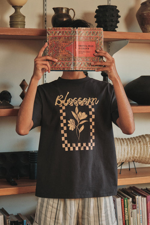 Blossom Vintage-Print Floral Graphic Tee