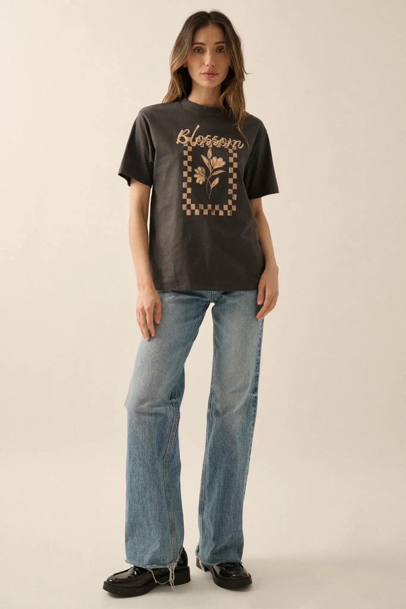 Blossom Vintage-Print Floral Graphic Tee