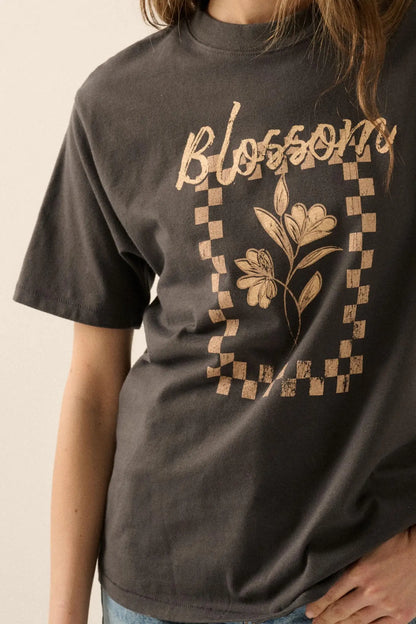 Blossom Vintage-Print Floral Graphic Tee