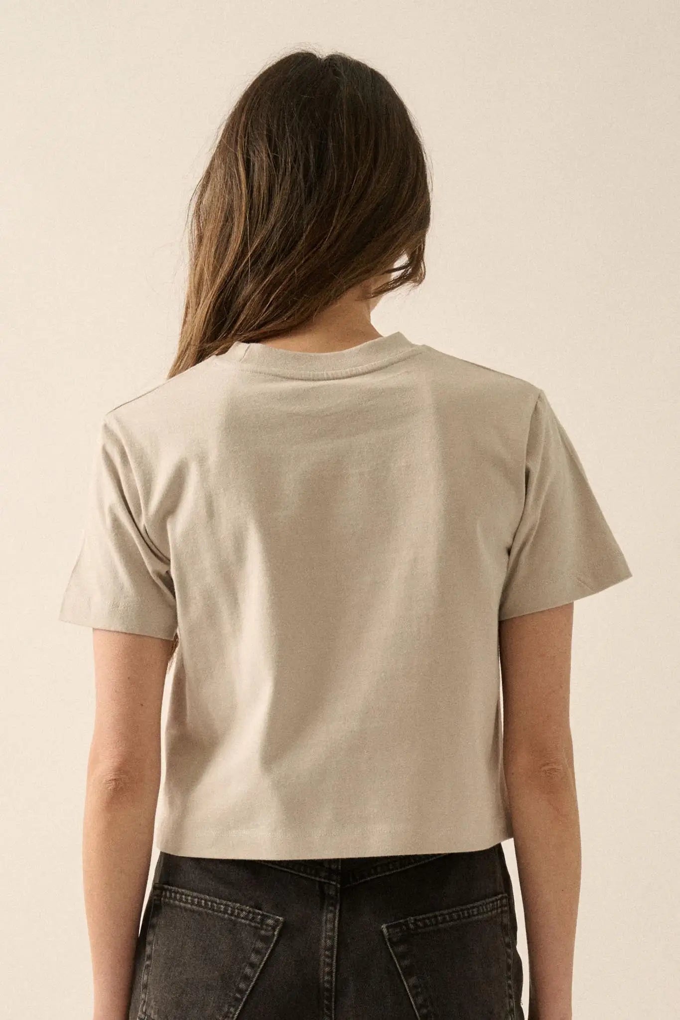 Boots and Beauty Garment Dyed Western Graphic Tee