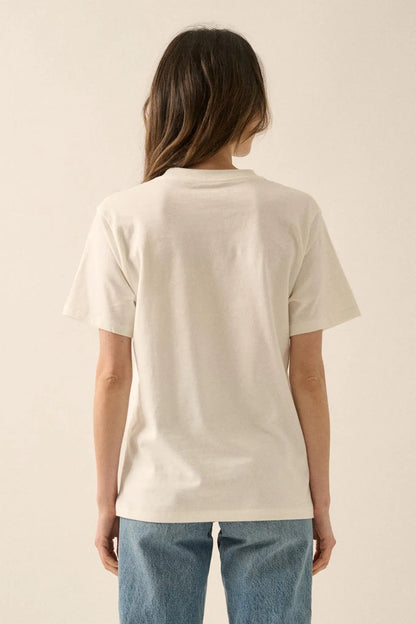 Sicilian Holiday Vintage-Print Floral Graphic Tee
