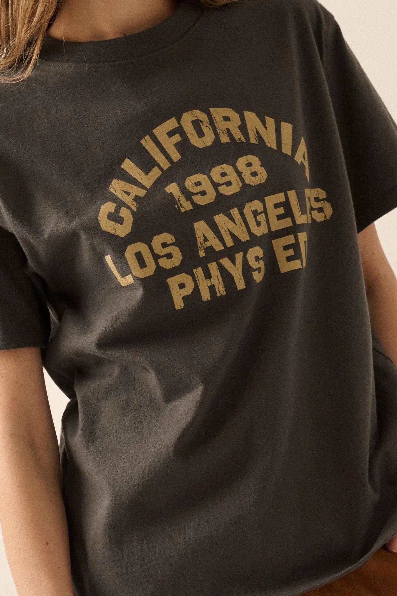 1998 Los Angeles Phys Ed Vintage-Print Graphic Tee