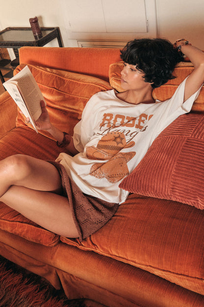 Rodeo Rangers Garment-Wash Oversize Graphic Tee