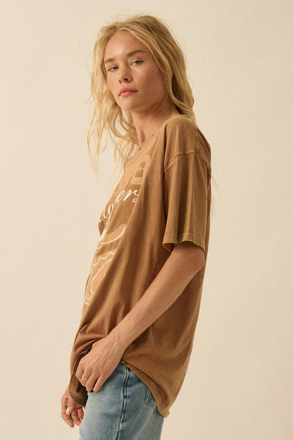 Rodeo Rangers Distressed Oversize Graphic Tee