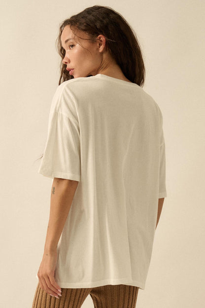 Heavenly Hummingbirds Oversize Graphic Tee