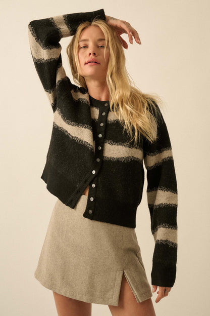 Posh Life Herringbone Tweed Mini Skort