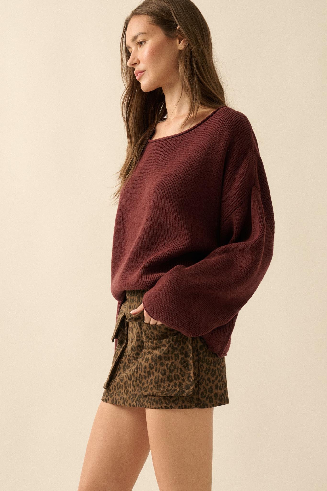 Jungle Girl Leopard Twill Cargo Mini Skirt