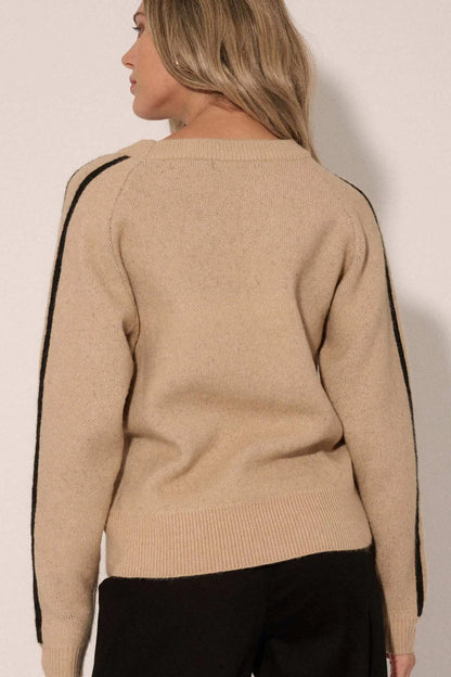 LA Girly Graphic Knit Sweater