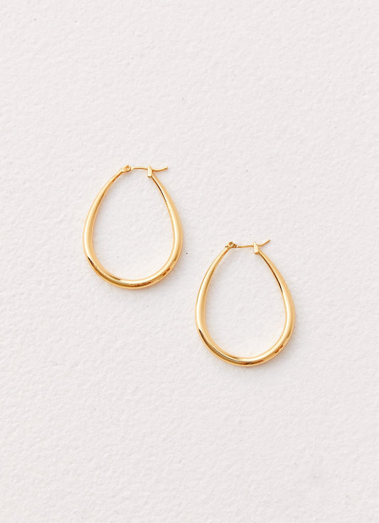 Gleam Hoop Earrings - Gold