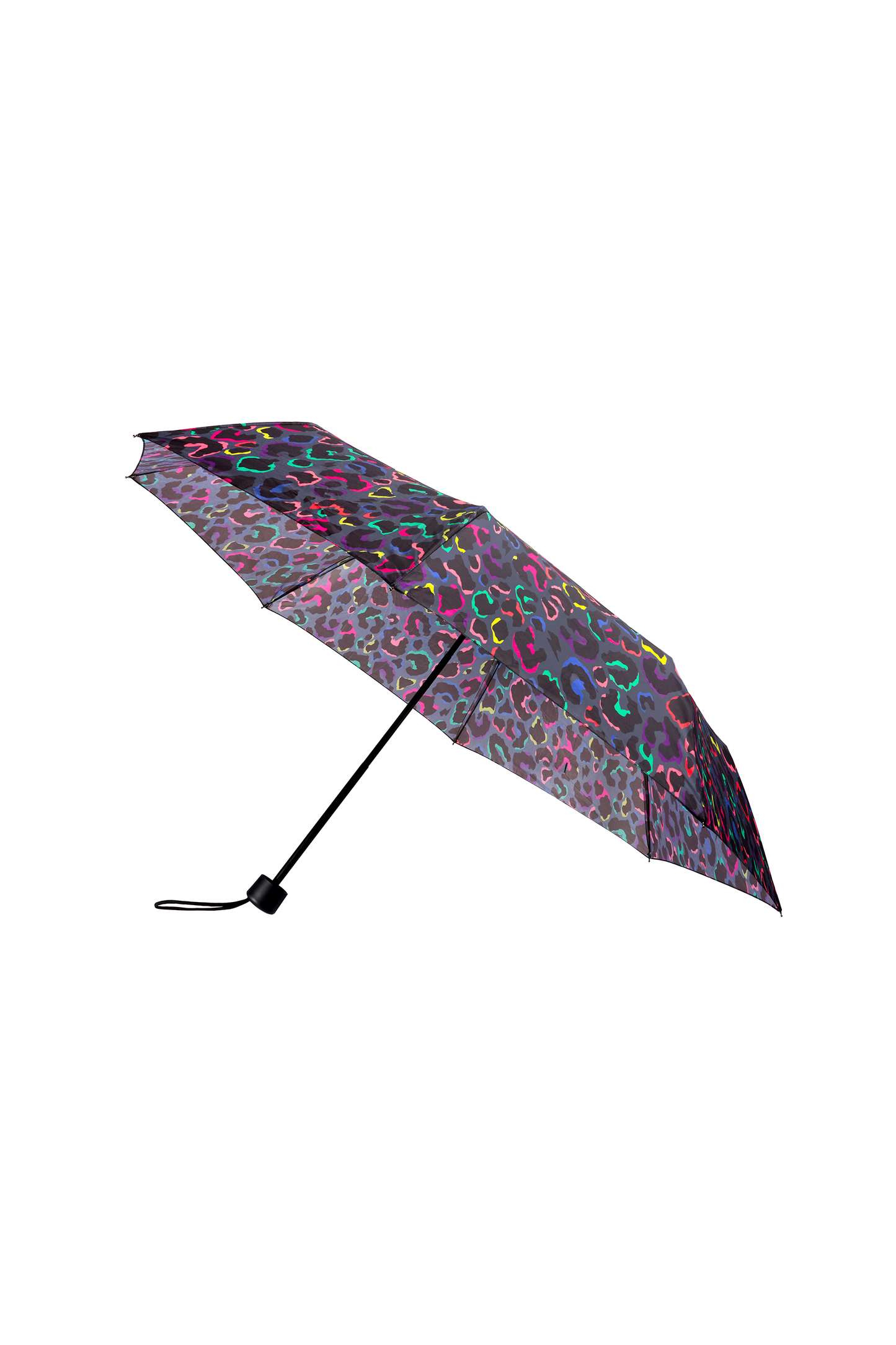 Grey with Rainbow Shadow Leopard Umbrella