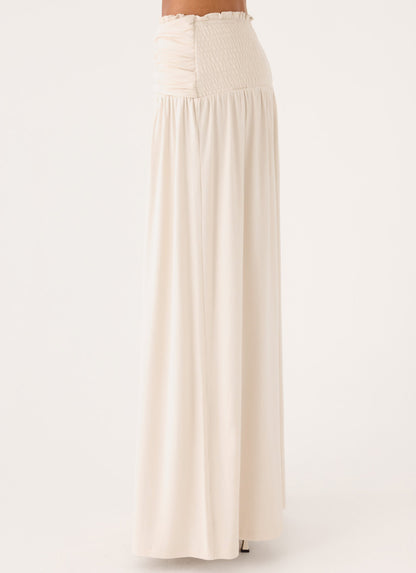 Kelli Hardware Maxi Skirt - Cream