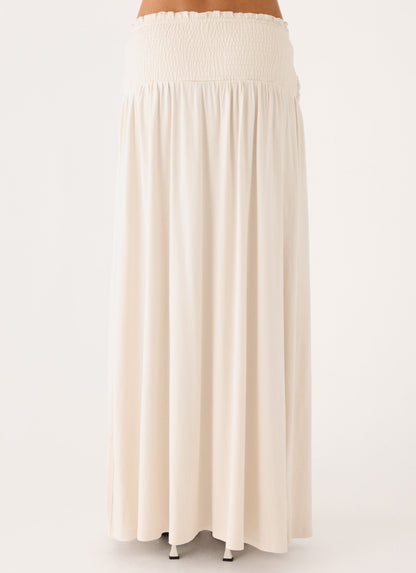 Kelli Hardware Maxi Skirt - Cream