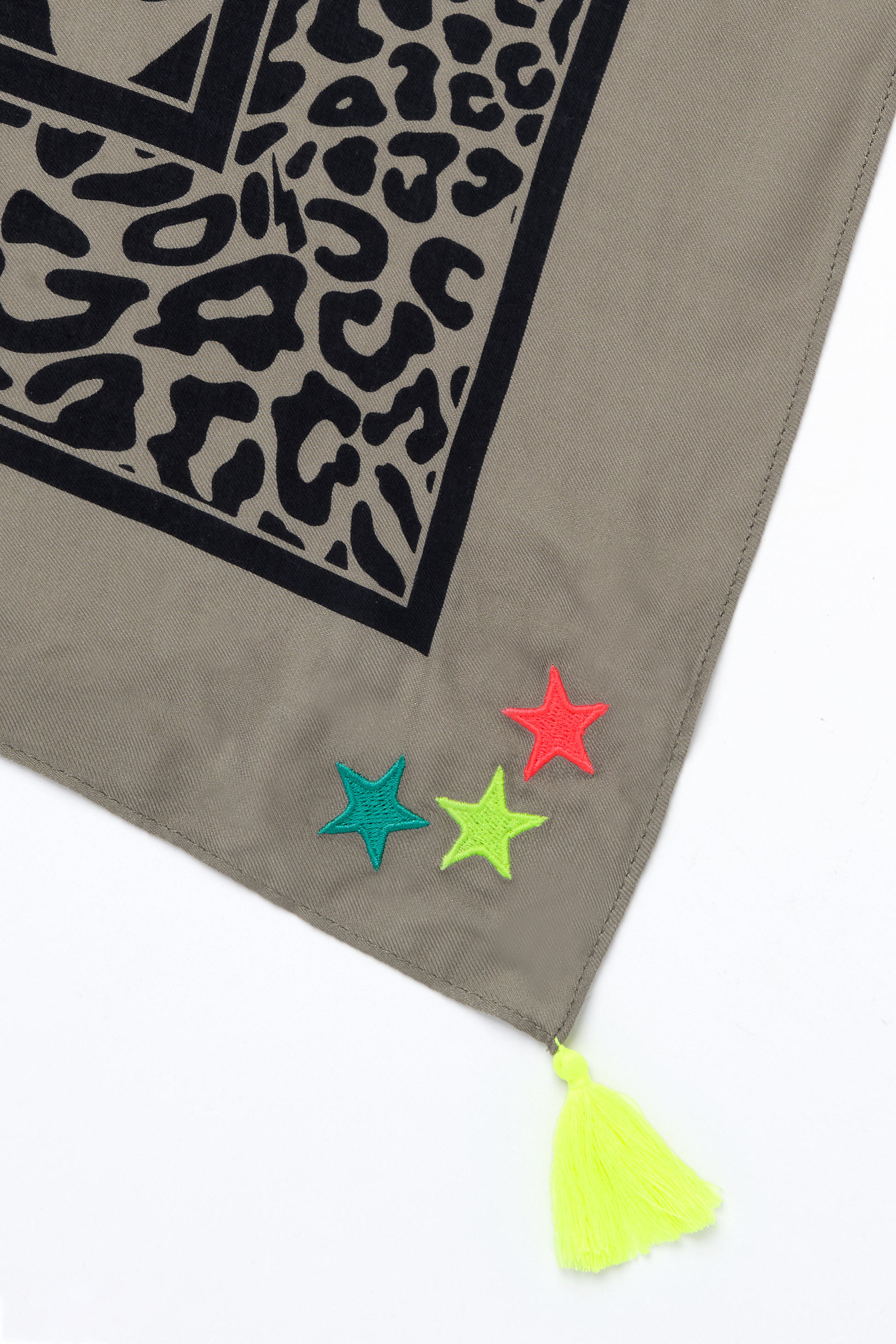 Scamp & Dude x Jodie Kidd Khaki Leopard Charity Super Scarf