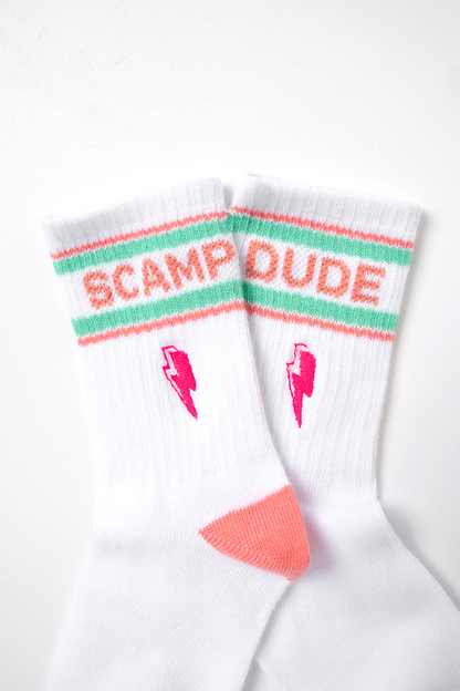 Kids White Sport Socks